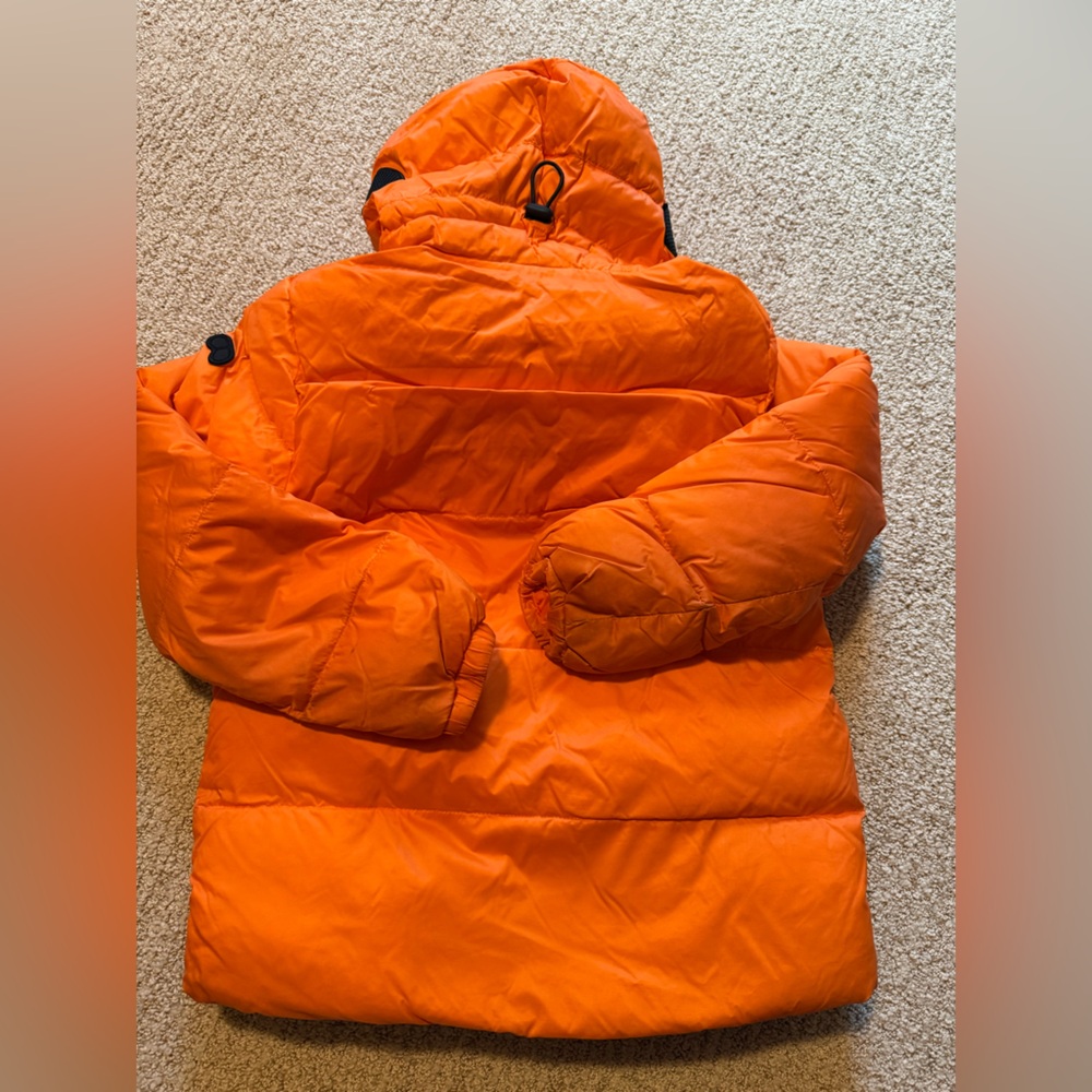 AI RIDERS on the storms Down Hood SKI Jacket orange 10T $428 - Picture 5 of 8
